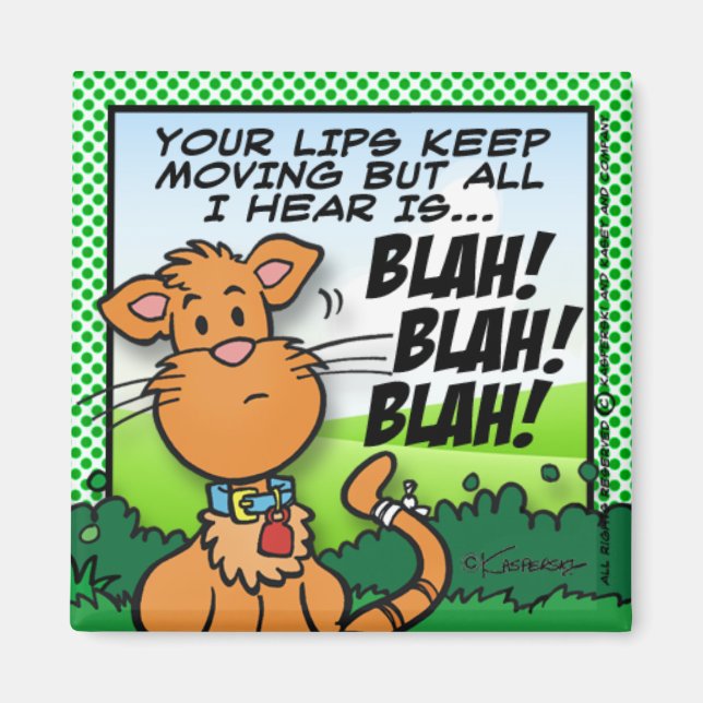 BLAH! BLAH! BLAH! MAGNET (Framsidan)