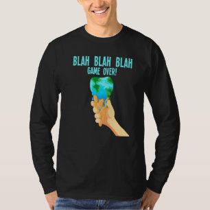 Blah Blah Game over Smälter Earth Ice Cream Global T Shirt
