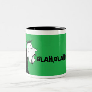 BLAH - BLAH, KOPP!! Två-Tonad MUGG
