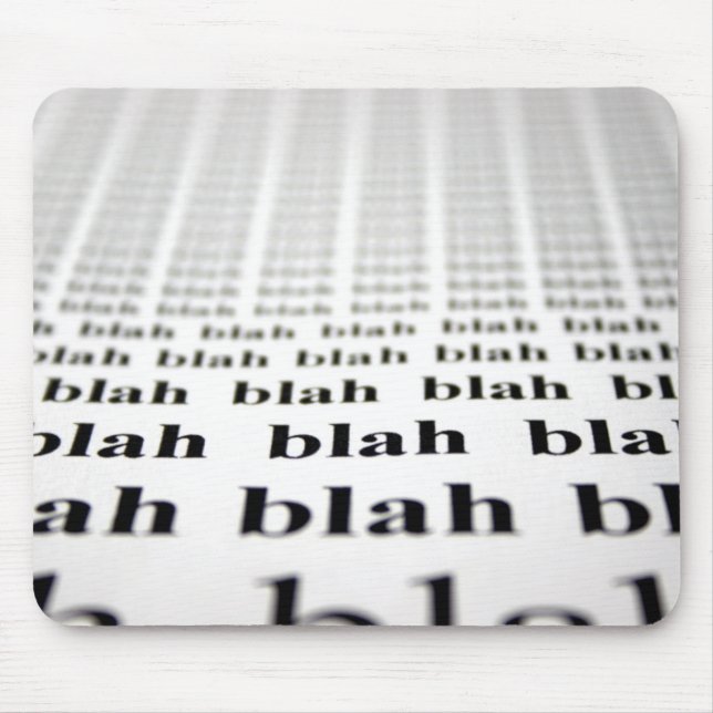 Blah - blah musmatta (Framsidan)