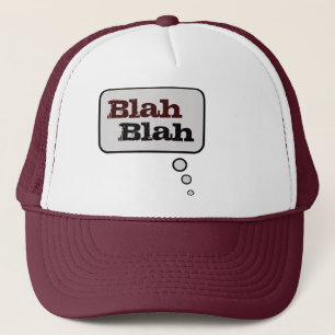Blah Blah tänkande bubblar hatten Keps