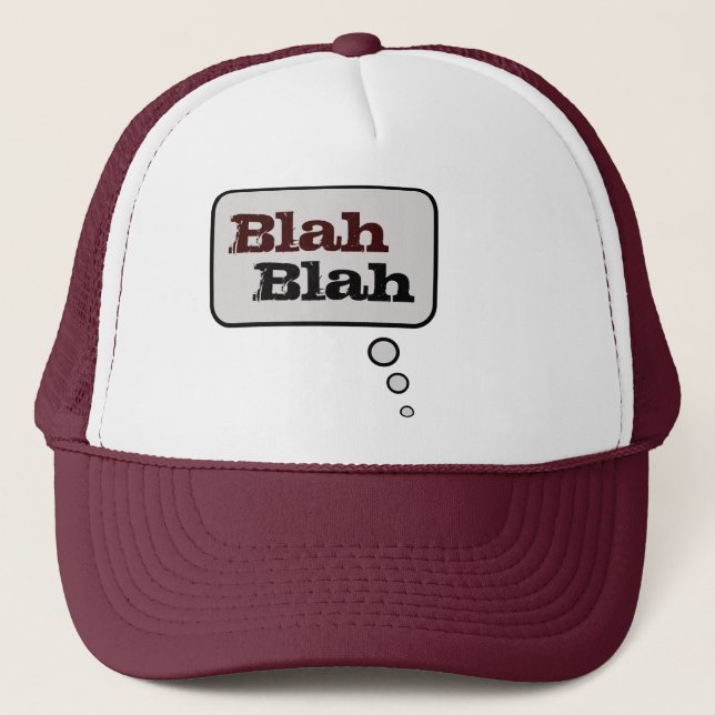 Blah Blah tänkande bubblar hatten Keps (Framsida)