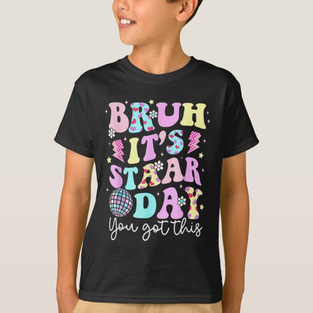 Blåh den senaste testdagen: Motivering till Har T Shirt (Framsida)