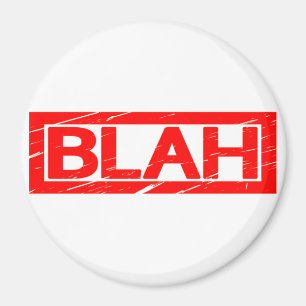 Blah Frimärke Magnet