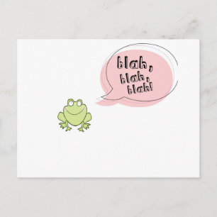 Blah Frog Vykort