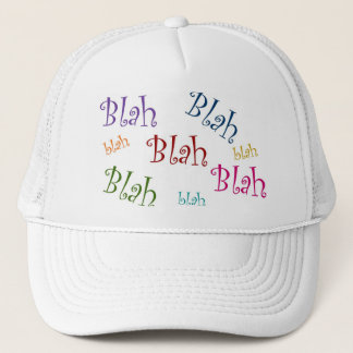Blah hatt truckerkeps