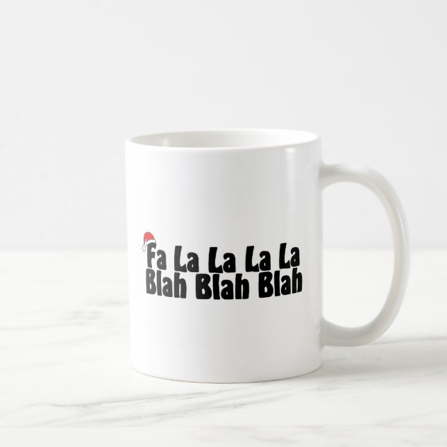 Blah La för La för Fa-LaLa - blah Kaffemugg (Höger)