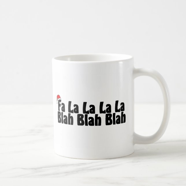 Blah La för La för Fa-LaLa - blah Kaffemugg (Höger)