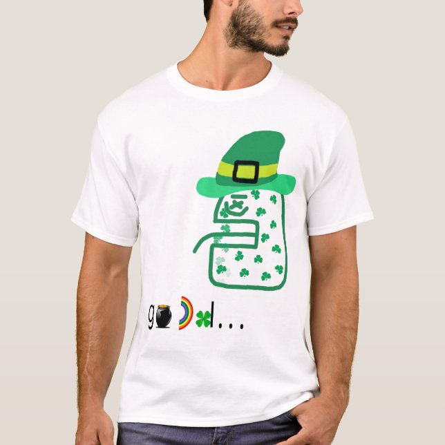 blah St Patrick Tee Shirt (Framsida)