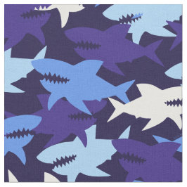 Blåhaj Camouflage Mönster Tyg