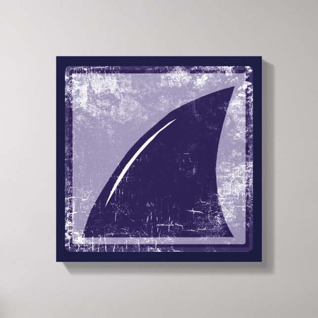 Blåhaj Canvastryck (Framsida)