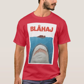 Blahaj Jaws Poster friends T Shirt
