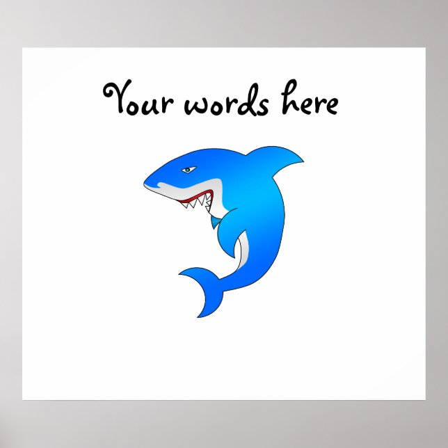 Blåhaj Poster (Framsidan)