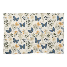 Blåhaltiga fjärilar och grönmani