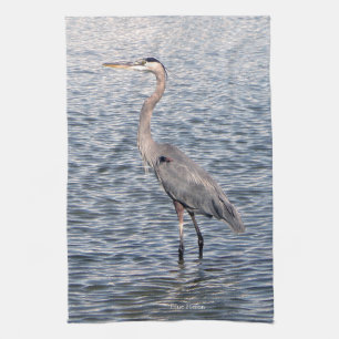 Blåhandduk av Heron vatten Kökshandduk