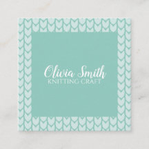 Blåhandgjord Personlig av Knitting Craft Blue Möns