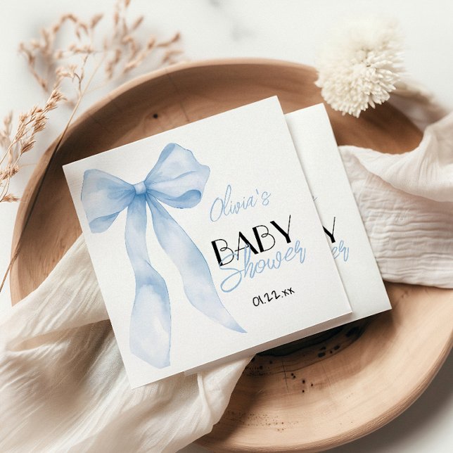 Blåhandsskriven blått blått Pojke-blåsor Pappersservett (Skapare uppladdad)