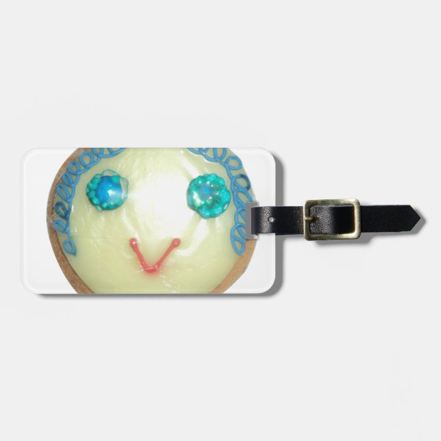 Blåhårsbildande utskrift/grafik bagagebricka (Horisontell Framsida)