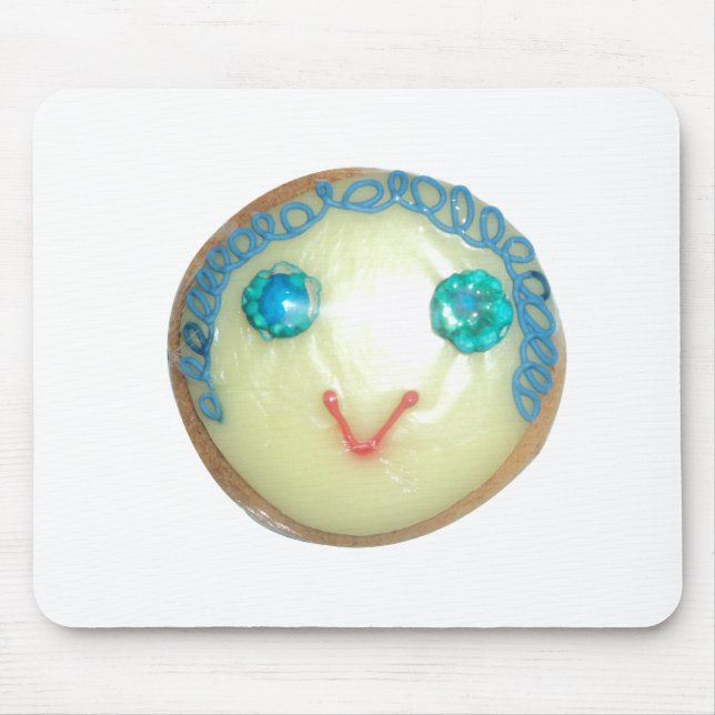 Blåhårsbildande utskrift/grafik musmatta (Framsidan)