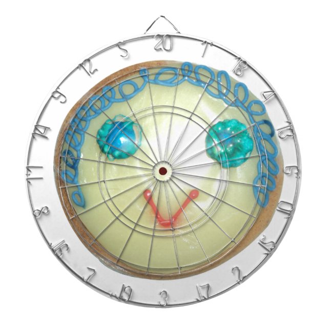 Blåhårsbildande utskrift/grafik piltavla (Framsidan)