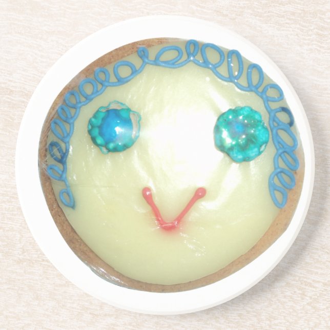 Blåhårsbildande utskrift/grafik underlägg sandsten (Framsidan)