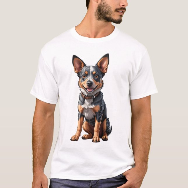 blåhårstrupsknöt hund tröja (Framsida)