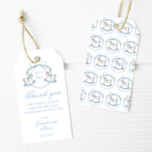 Blåhäst, vapensköld Fransk pojke dusch tack.