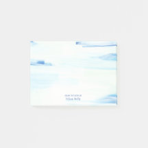 Blåhavets Abstrakt Art Personlig Namn