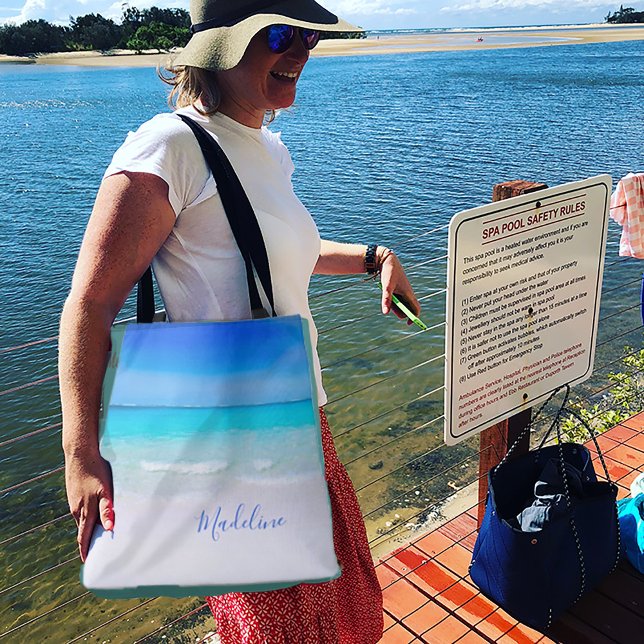 Blåhavsbågscen - privat tygkasse (Skapare uppladdad)