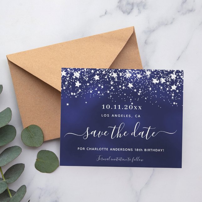 Blåhavsfiske silver spara party budget flygblad (Skapare uppladdad)