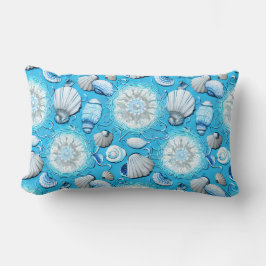 Blåhavssejerna Mönster Lumbarkudde