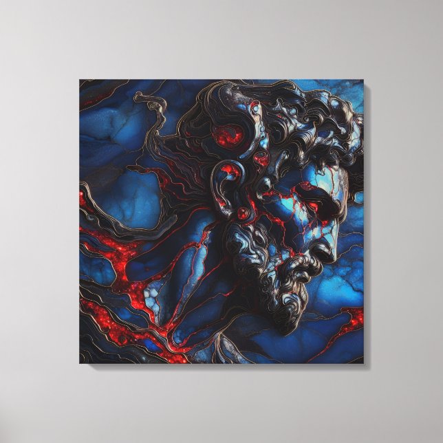 Blåhavsskydd - AI på arbetet Canvastryck (Framsida)