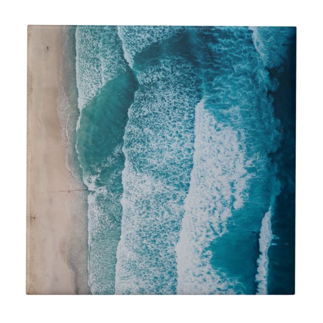 Blåhavsstrand av Vinkar  Kakelplatta (Framsidan)