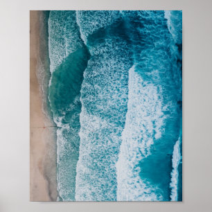 Blåhavsstrand av Vinkar Poster