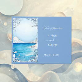 Blåhavsvika bröllop gästböcker