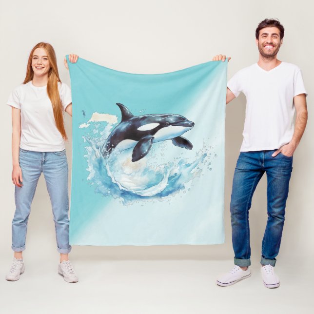 Blåhavsviken Nautical Fleecefilt (På plats)
