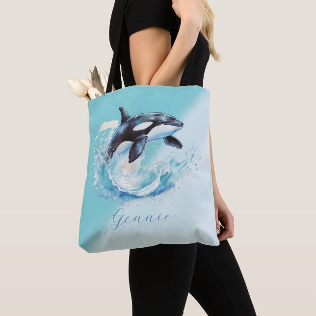 Blåhavsviken Nautical Tygkasse (Närbild)