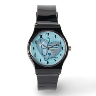 Blåhjärtläkarassistent Armbandsur