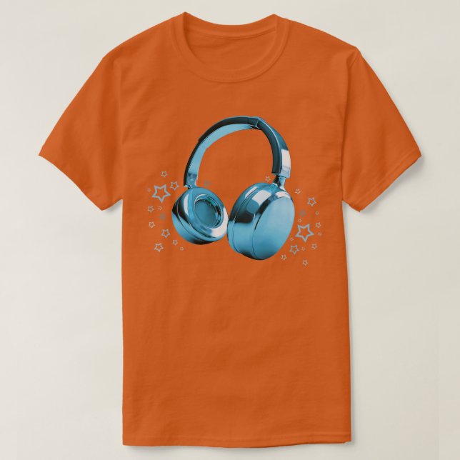 Blåhörlurar T Shirt (Design framsida)