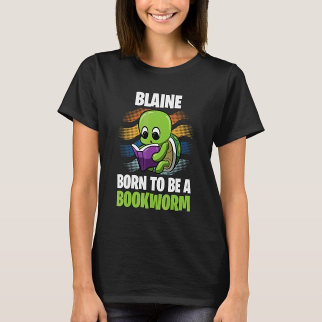Blaine Born som bokmask, Personlig T Shirt (Framsida)