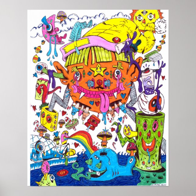 Blaine Helm Art Poster (Framsidan)