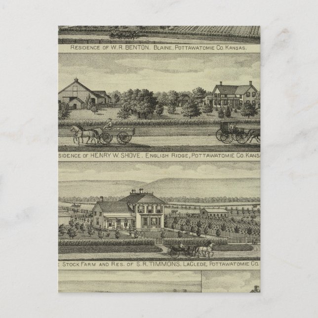 Blaine, Kansas Vykort (Framsida)