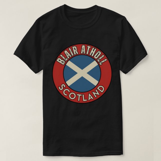 Blair Atholl, Skottland T Shirt (Design framsida)