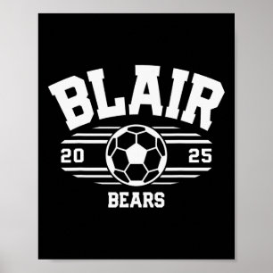 Blair Bears Fotboll Bill 2025 Poster
