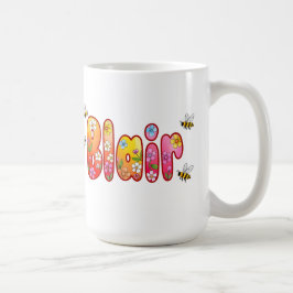 Blair - Blommig och Bidesign Mugg