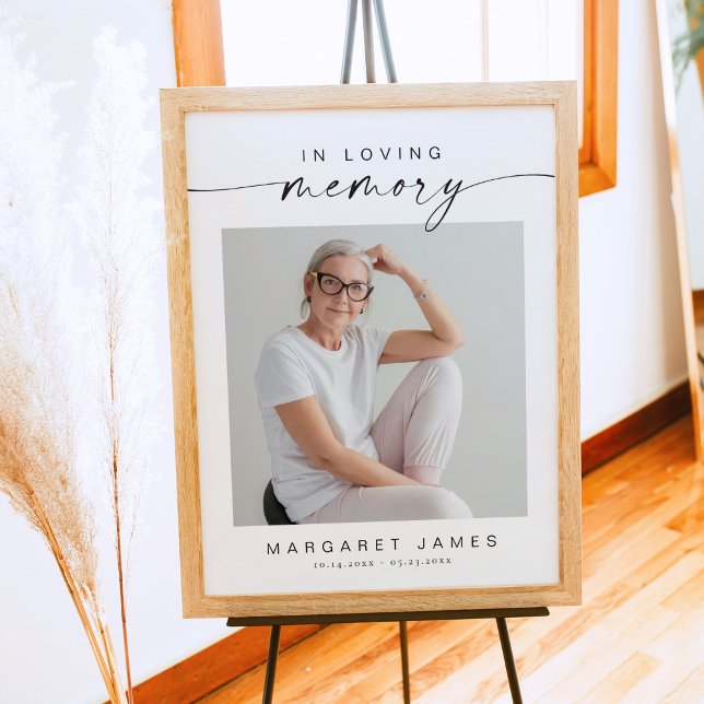 BLAIR Boho Foto Minnes Välkomstskylt Poster (Skapare uppladdad)