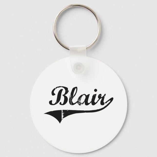 Blair Classic Stil Namn Nyckelring (Framsida)