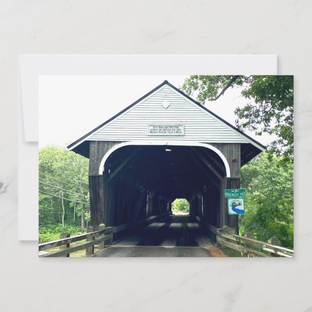 Blair Covered Bridge Anteckningskort (Framsida)