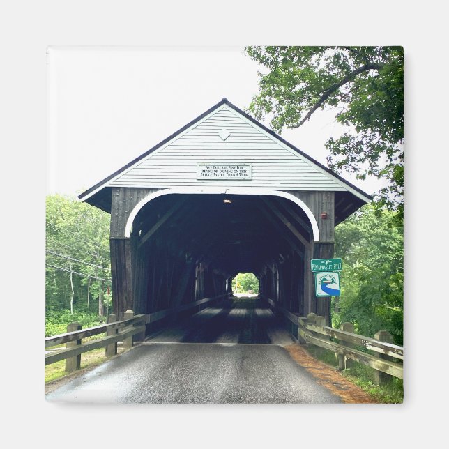 Blair Covered Bridge Magnet (Framsidan)