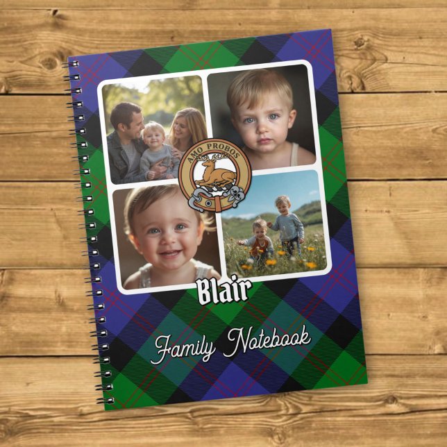 Blair Familj Foto Collage Anteckningsbok (Skapare uppladdad)